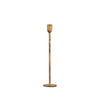 Candle Holder H 10.25" x Dia 2.25" Old Brass