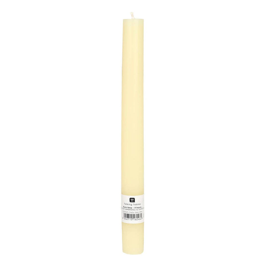 Cream Dinner Candle
