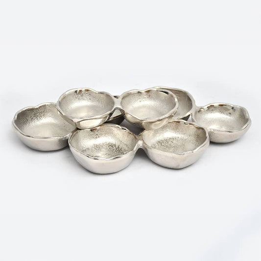 Alum Nickel 8 Bowl Cluster