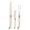Cheese Knife Set - Set of 3 - Pearl