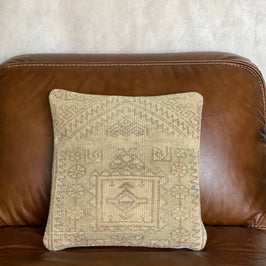 Pastel Vintage Persian Rug Pillow - Asli