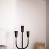 Iron 3 Arm Candelabra Small