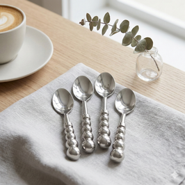Silver Beaded Spoon