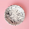 Garlic Grater Plate - Large Ceramic Black & White - Galaxia