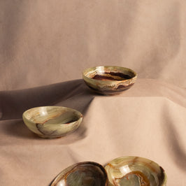 Pinch Bowl Onyx Multi -  Small 4"