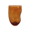 Amber Curved Drinking Glasses