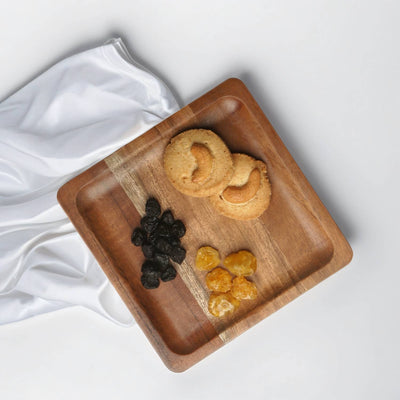 ACACIA WOOD SQUARE TRAY