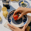 Blue Ceramic Garlic Grater Plate – Traditional Nerja