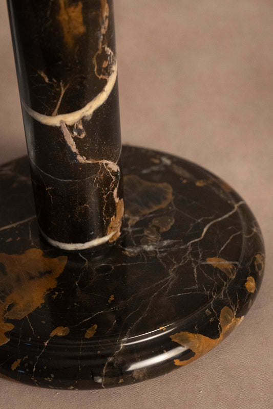 Paper Towel Holder - Black & Gold