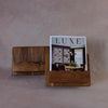 Mango Wood Scalloped Cookbook Stand