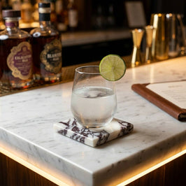 Natural Stone Drink Coasters | 4x4"