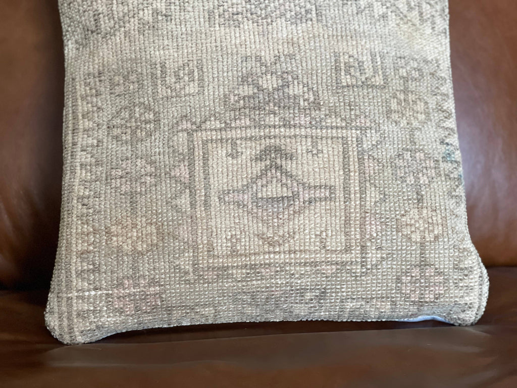 Pastel Vintage Persian Rug Pillow | Asli 16’
