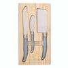Blue Pearl Charcuterie Knives Face to Face - Set of 3