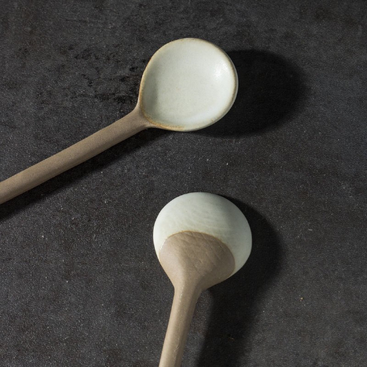 Handmade Ceramic Coffee/Tea Spoon - Japan