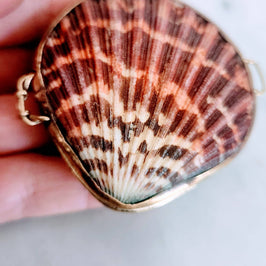 Pink Pectin Scallop Trinket Box