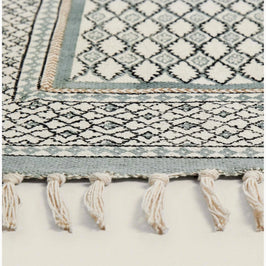 Barfi Hand Printed Hand Knotted Rug