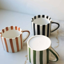 Simple Striped Mugs