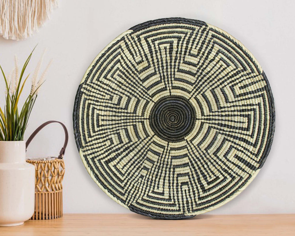 Handwoven Squash Blossom Bowl Basket