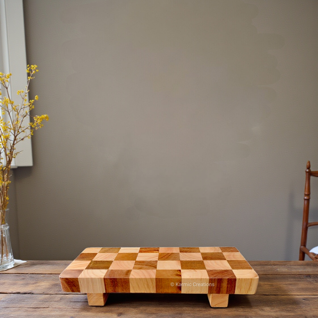 Wooden Trivet. Table Organizer, Riser.