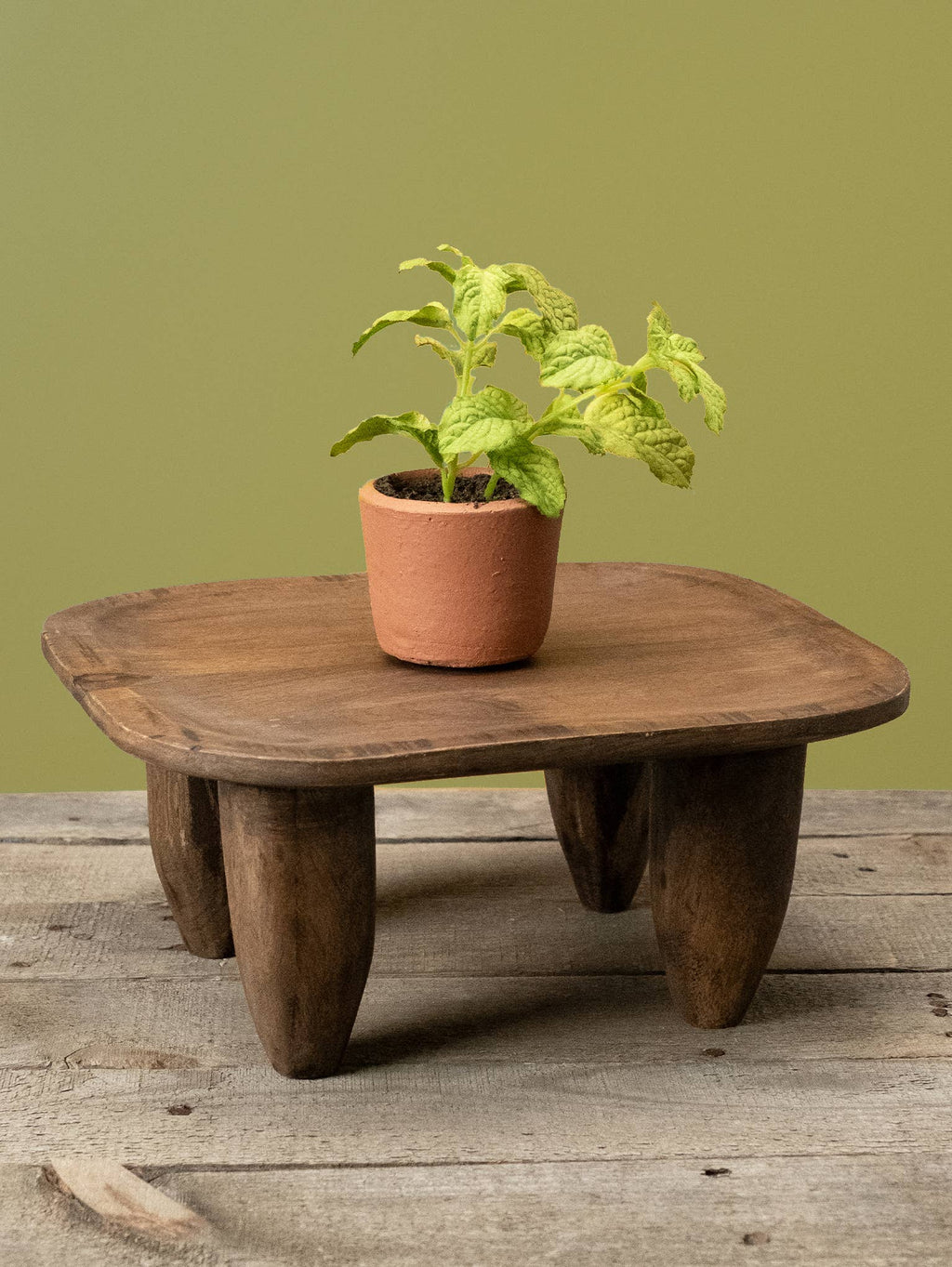 Square Primitive Stool