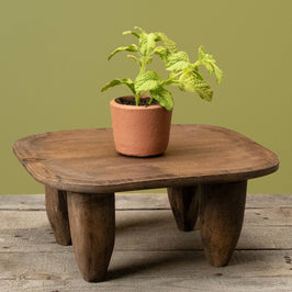 Square Primitive Stool