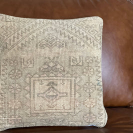 Pastel Vintage Persian Rug Pillow - Asli
