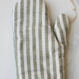Stripe Oven Mitt