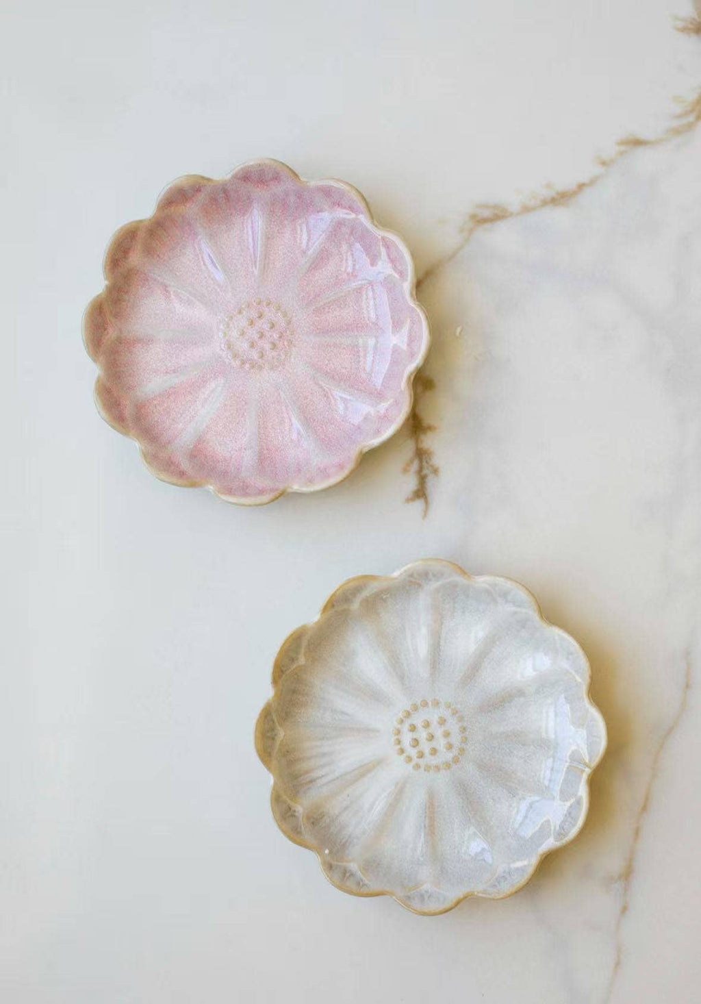 Mini Floral Ceramic Plates