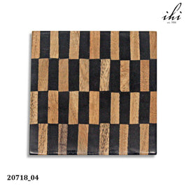 Black & Wood Coaster
