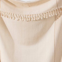Turkish Hand/Dish Towels Peshtemal - Striped Tan