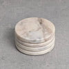 White Marble Round Coaster