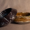 Angled Bowl Red Zebra - Marble