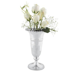 Beaded Trumpet Vase