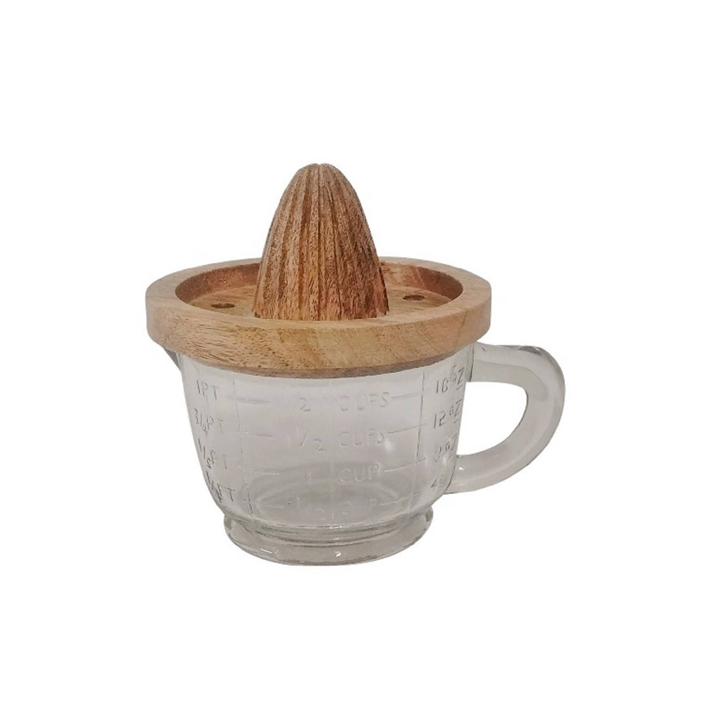Wood Juicer with Glass Cup - Marigold Market