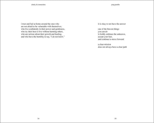 Clarity & Connection by yung  pueblo