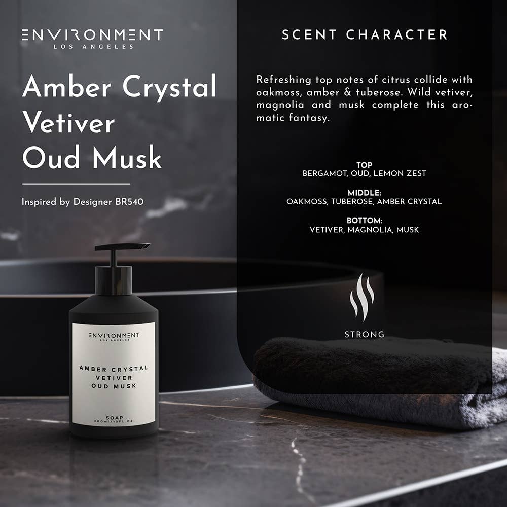 Inspired by Baccarat Rouge 540® Hand Soap – Amber Crystal | Vetiver