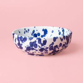 Medium Ceramic Garlic Grater Plate - Persian Blue