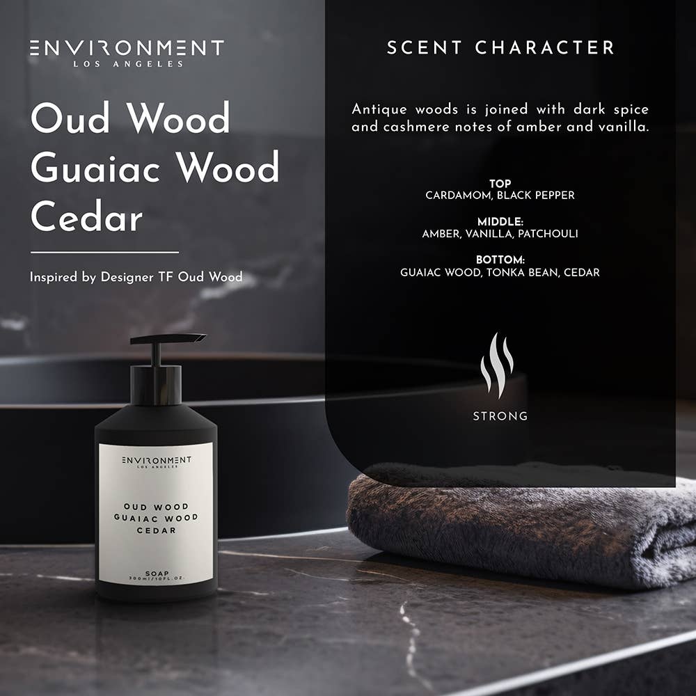 Inspired by Tom Ford® Oud Wood Hand Soap | Guaiac Wood | Cedar