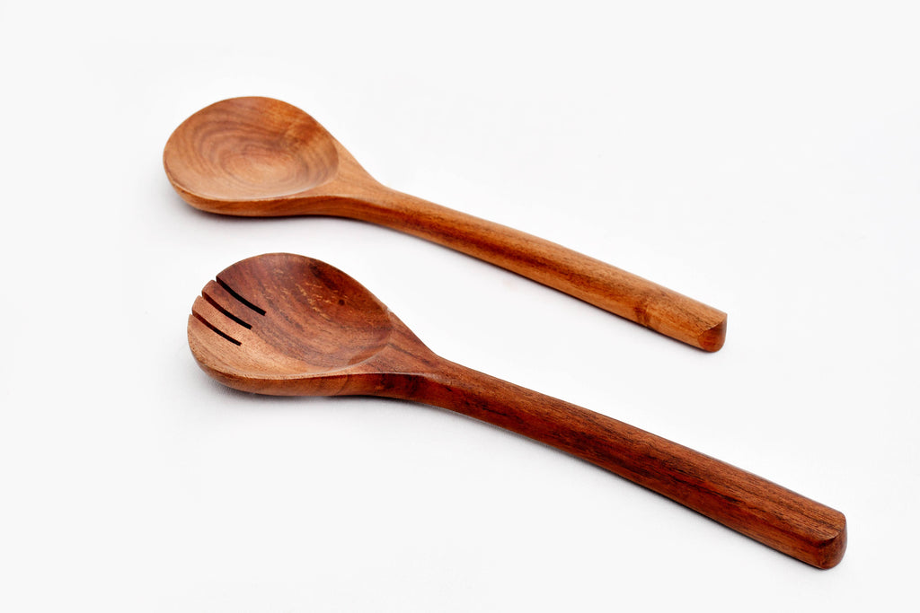 Curved Salad Server Set