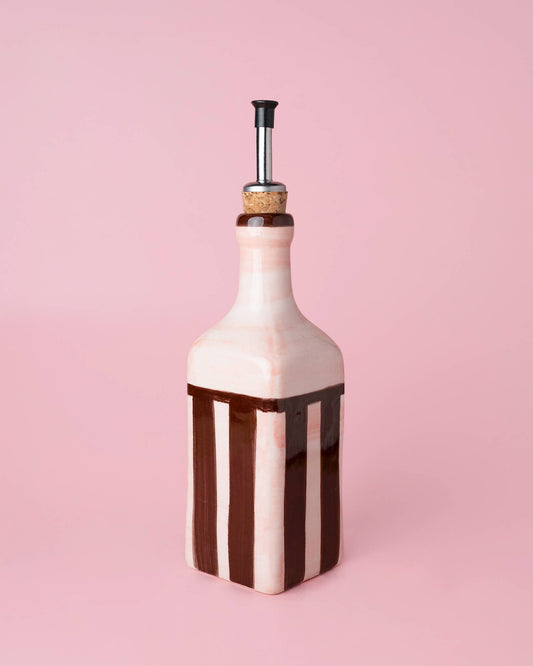 Ceramic Oil Dispenser / 475ml / CHOCOLATE