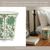 Lavender Verbena Green Ceramic Scented Candle