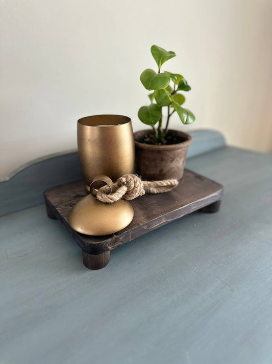 Wood Riser | Wood Tray | Shelf Decor | Plant Stand |