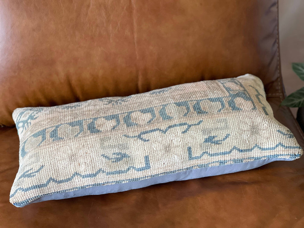 Zehra | 12 x 24 
 Vintage Turkish Rug Lumbar Pillow