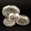 Silver Textured 4-Plate Cluster Dish
