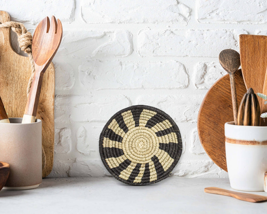 Boho Mini Stripe Bowl Basket