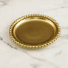 GOLD BEAD ROUND TRAY