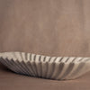 Oblong Fluted Marble Bowl - Large