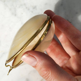 Mini Clam Trinket - Pill Box - Coin Purse