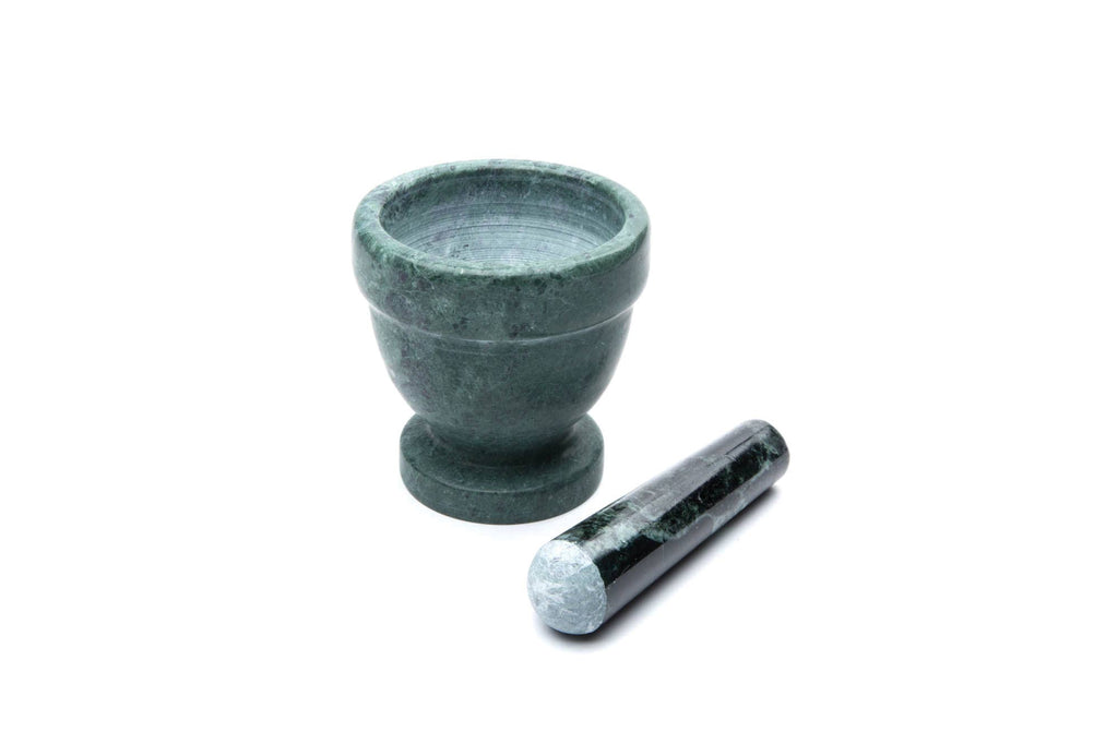 Green Marble Mortar & Pestle
