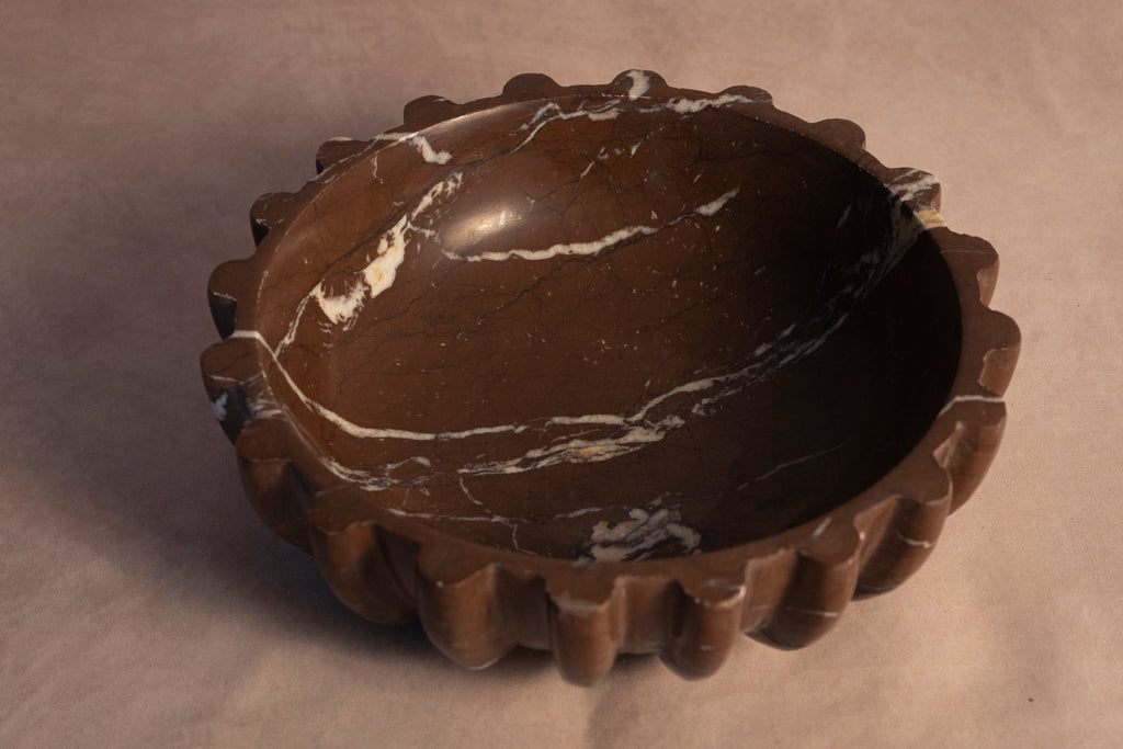 Fluted Bowl - Outer - Chocolate